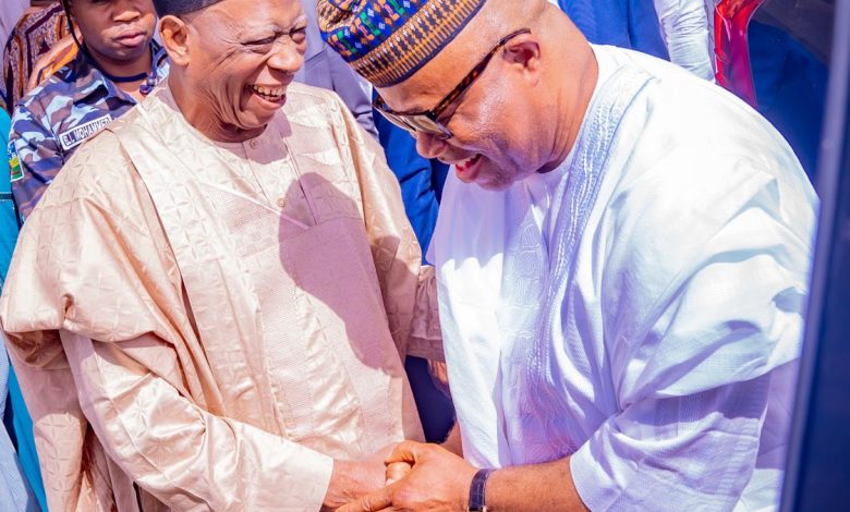 JUST IN: Senate President Akpabio, Senators Pay Sallah Homage to APC Natl Chairman [PHOTOS