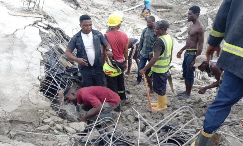Just In: Many Trapped as Four-Storey Building Falls in Abuja [PHOTOS]