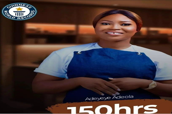 Ondo Chef Eyes Hilda Baci’s Guinness Title, Begins 150hrs Cook-a-thon