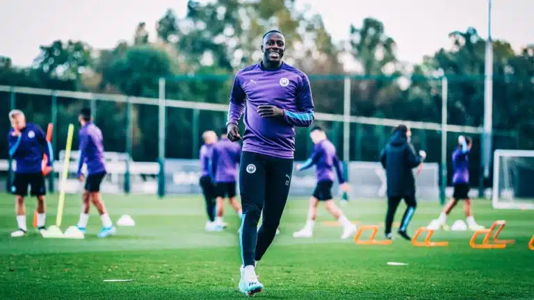 Benjamin Mendy Returns To Training After Being Cleared Of Rape Allegation [Photos]