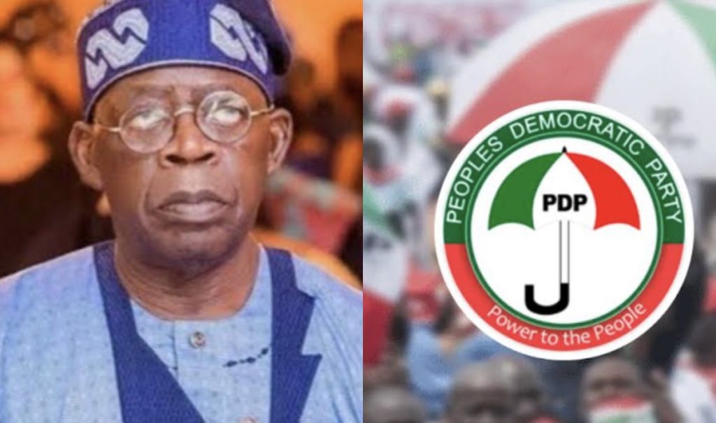 BREAKING: PDP Hits Back at Tinubu’s Claim That Nullifying Election Would Lead to Anarchy