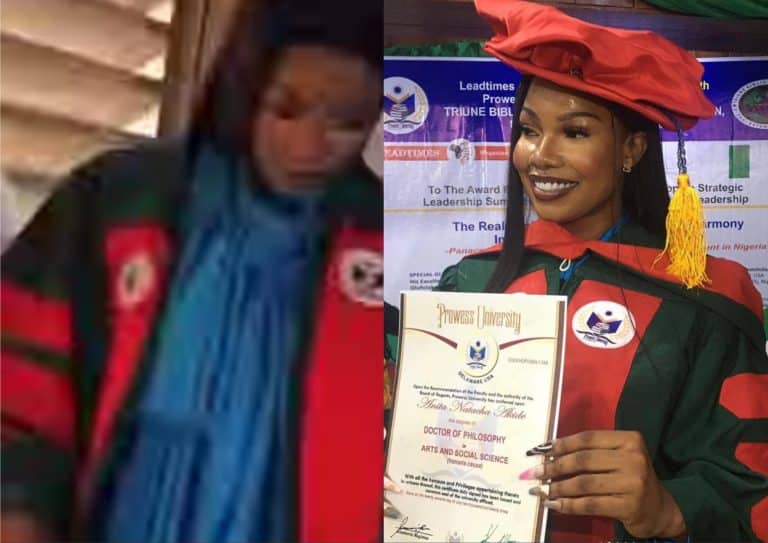 #Bbnaija's Tacha Bags Honorary Doctorate Degree From American University