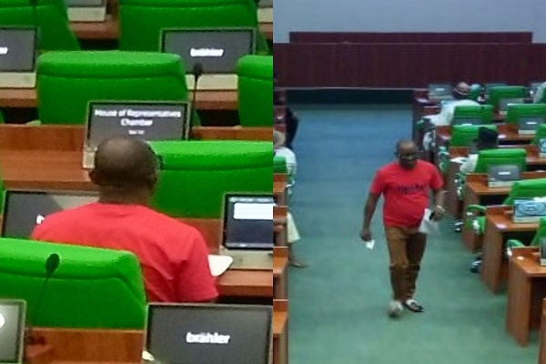 BREAKING: House Of Reps Member ‘Sent Out’ Of Chamber For Improper Dressing (Photo)