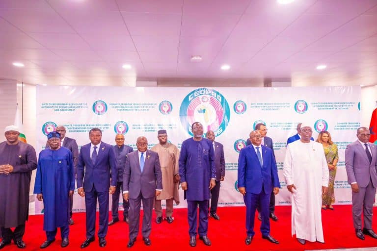 Tinubu With Other Leaders At ECOWAS Summit In Guinea Bissau (Photos