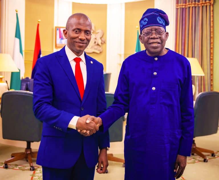 Tinubu Welcomes Acting EFCC Chairman, Chukkol