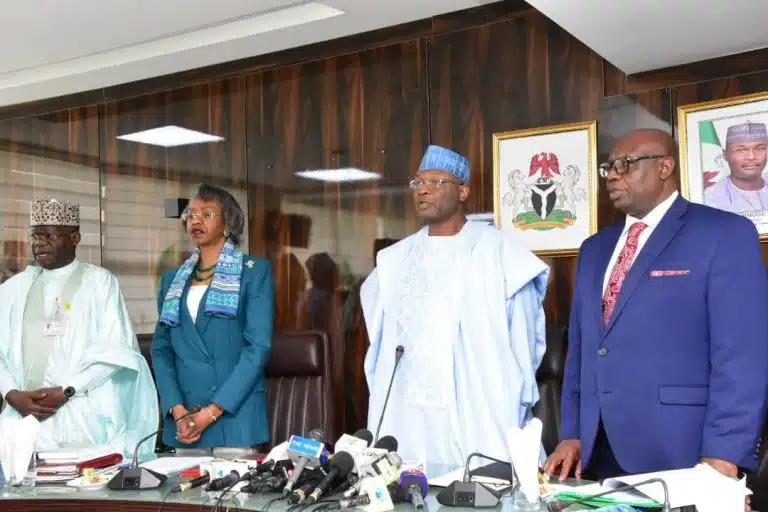 BREAKING: INEC Chairman, RECs Begin Review Of 2023 Elections [Photos]