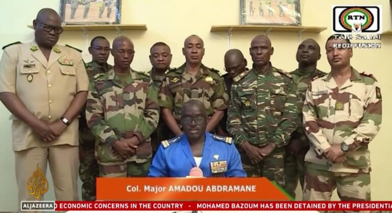 BREAKING: Niger Soldiers Announces Coup After Detaining President Bazoum