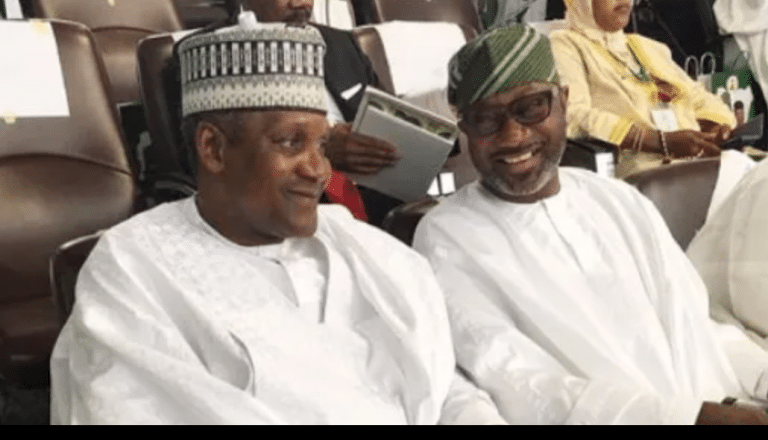 Dangote, Otedola Attends Lagos Party [Photos]
