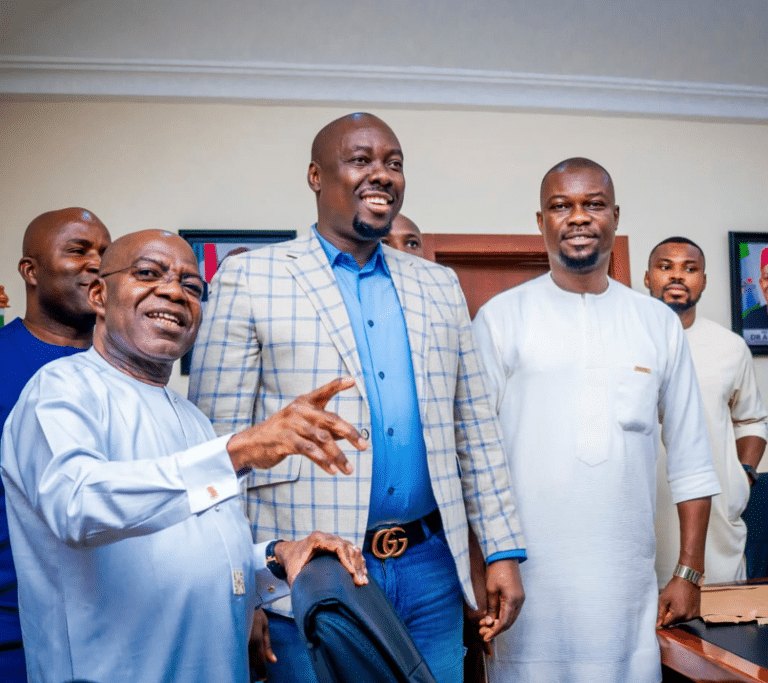 Obi Cubana Visits Abia State Gov, Otti, Promise To Set Up A Major Part Of His Business In Aba