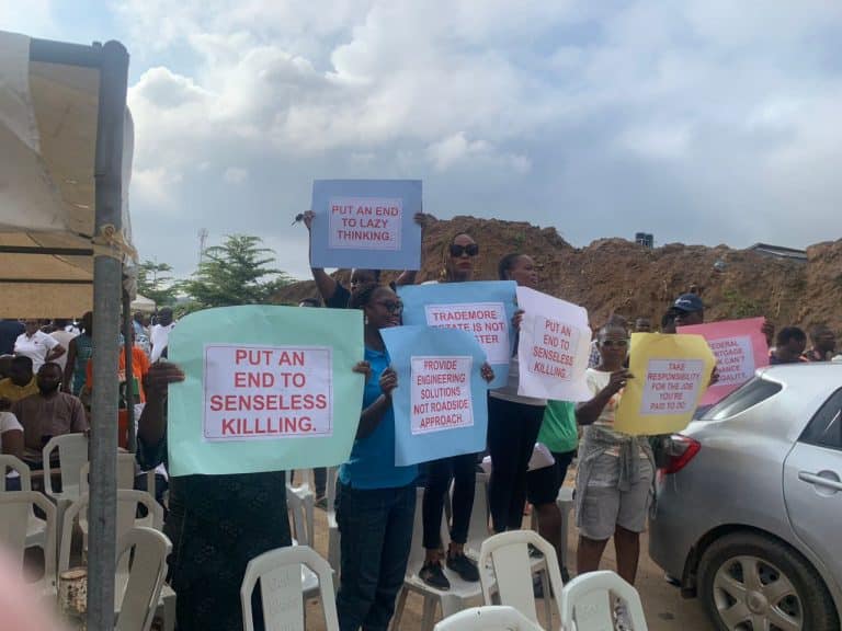 TradeMore Estate Residents Protest FCTA Planned Demolition