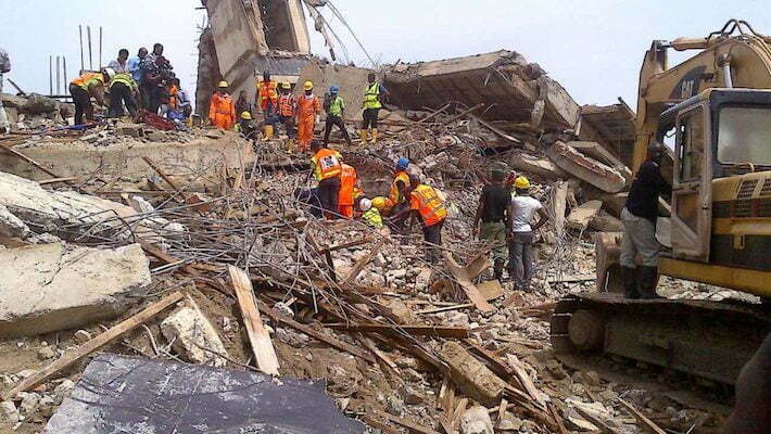 Three-Storey Building Collapses In Delta State