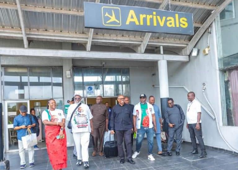 Peter Obi, Abure Storm Owerri After Edo Mega Rally