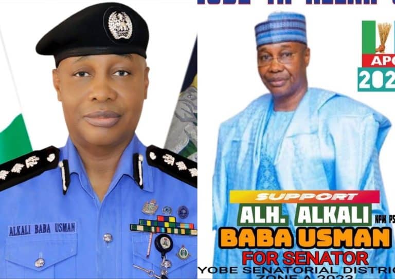 Even Police Is APC Member - Nigerians Reacts As Poster Of Former IGP Of Police Contesting For Senatorial Post Emerges