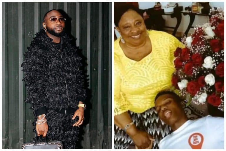 Singer Davido Mourns The Death Of Wizkid's Mother