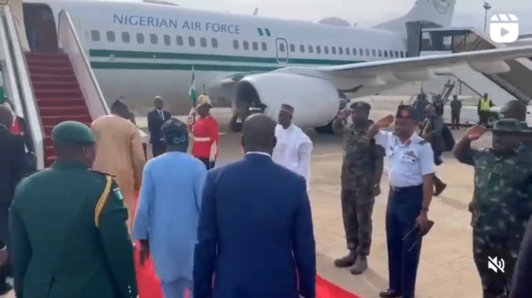 BREAKING: President Tinubu Departs Abuja For Benin Republic