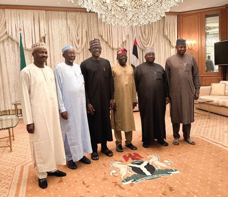 Tinubu Hosts Governors Of States Sharing Border With Niger Rep [Photo]