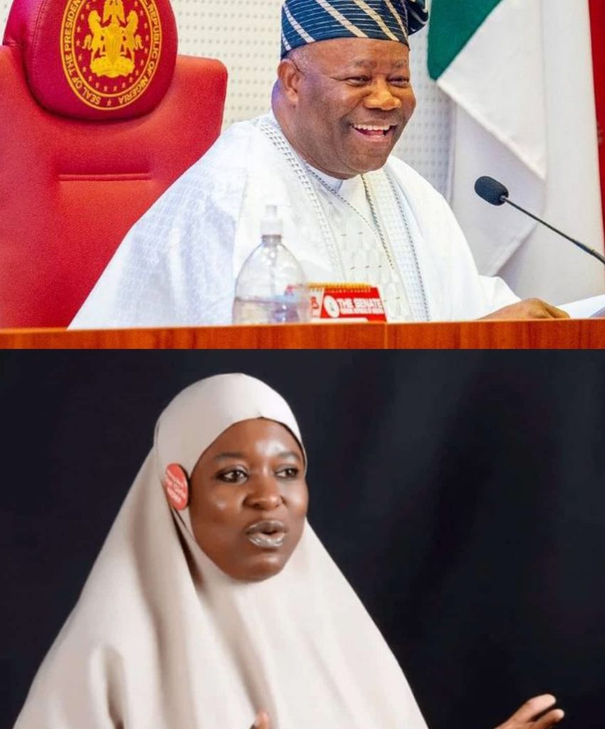 Aisha Yesufu Reacts As Akpbabio Refers To Senator Abbo As Noisemaker During Ministerial Screening