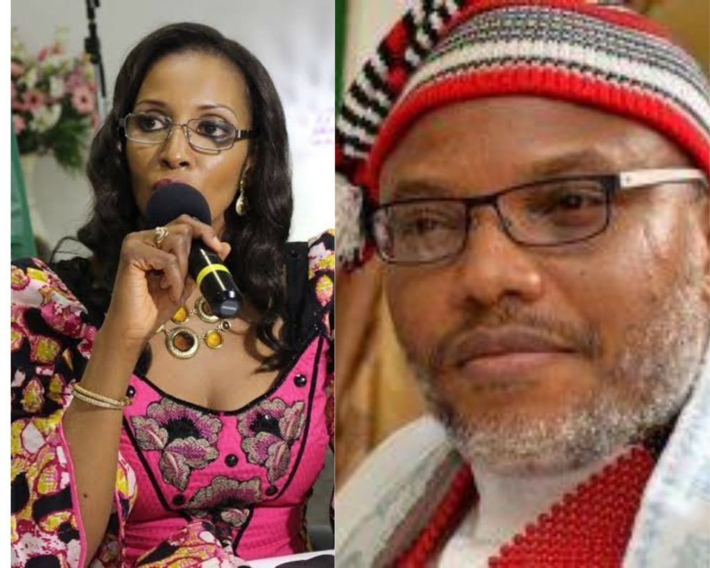 Bianca Ojukwu In US, Intensifies Call For The Release Of Nnamdi Kanu