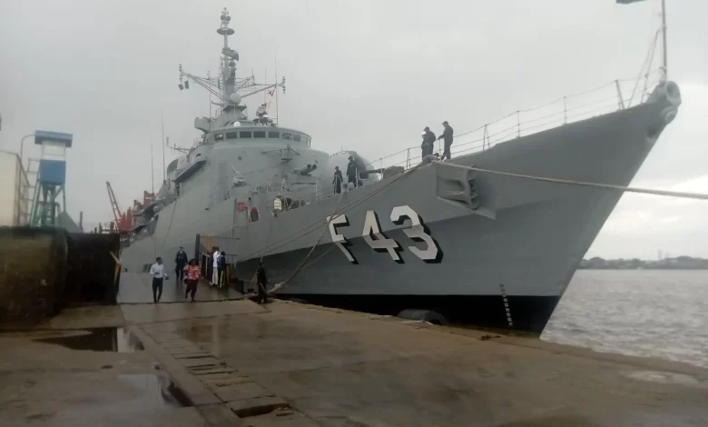 UK Warship Departs Nigeria For Ghana After 5-day Visit
