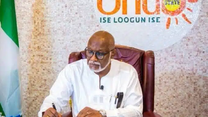 BREAKING: Gov Akeredolu Sacks Deputy’s Media Aides