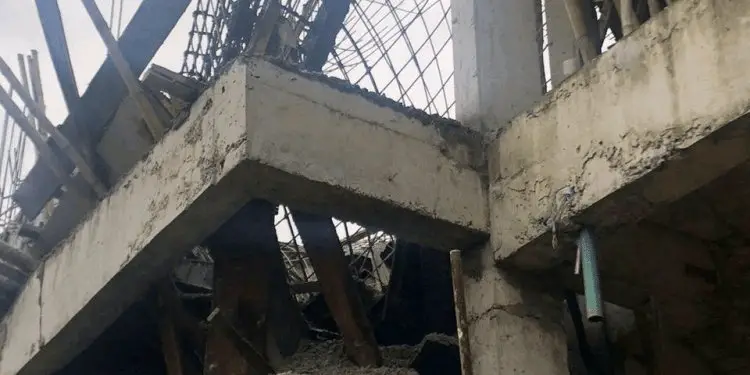 BREAKING: 20-Storey Hotel Building Collapses in Asaba [PHOTOS]