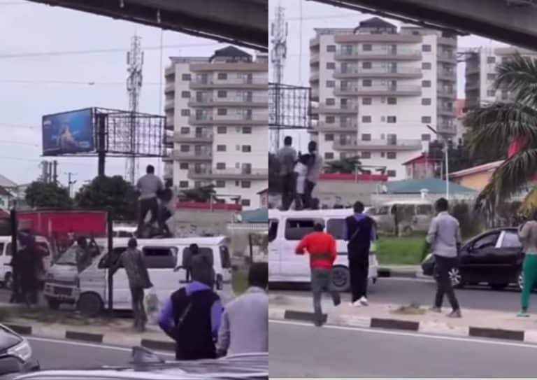 Moment Man Was Stopped From Killing Himself In Lagos [Video]