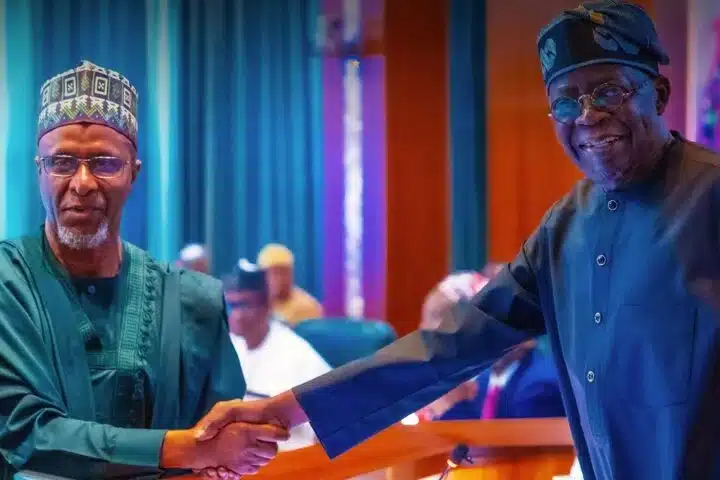 Tinubu Swears In Balarabe Lawal As Minister Of Environment