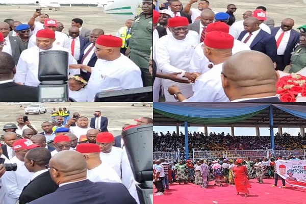 November 11: Shettima, 14 APC Govs Arrives In Imo To Flag Off Gov Campaign (Photos)