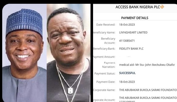 Bukola Saraki Foundation Clears Mr Ibu's Medical Bills
