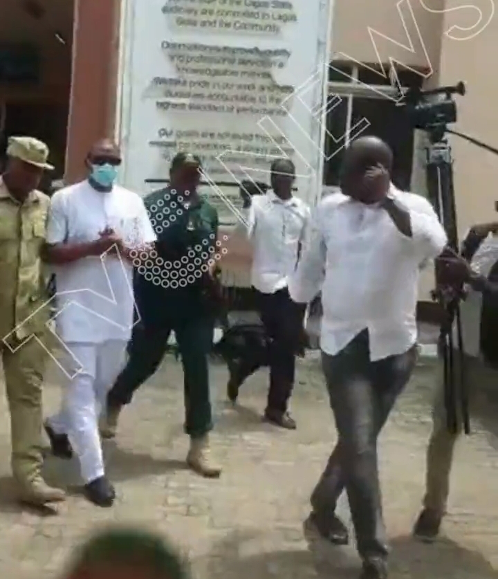 How Dr. Olaleye Was Escorted Out of Lagos Court After His Sentencing for Rape of Wife’s Niece [VIDEO]