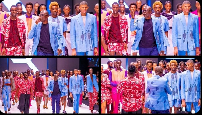 Sanwo-Olu Walks The Runway, Closes Lagos Fashion Week [Photos]