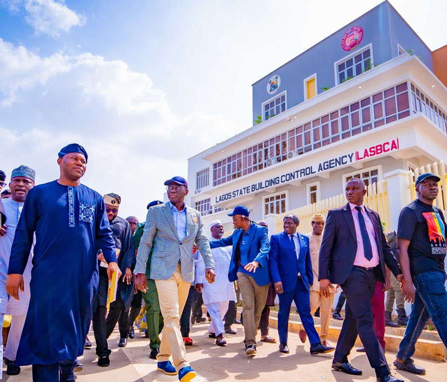 Sanwo-Olu Unveils Building Control Agency's New Office [Photos]