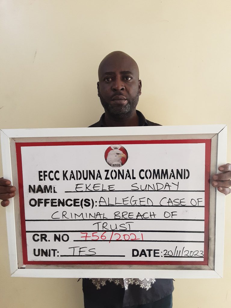 EFCC Arraigns Man For N2.9m Fraud In Kaduna