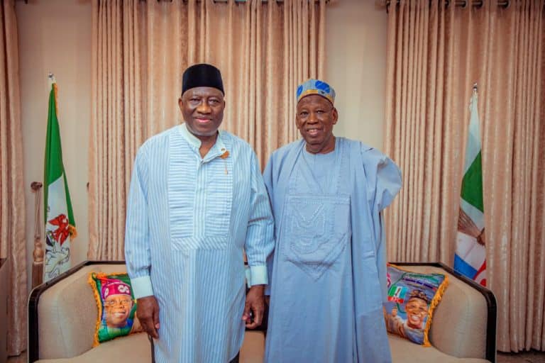 APC National Chairman, Ganduje Hosts Jonathan At His Residence In Abuja (Photos)