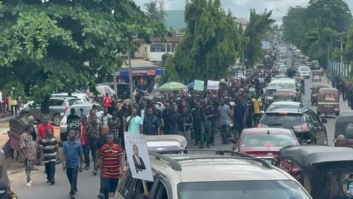 Heavy Protests Rock Plateau As Appeal Court Sacks Three PDP Lawmakers