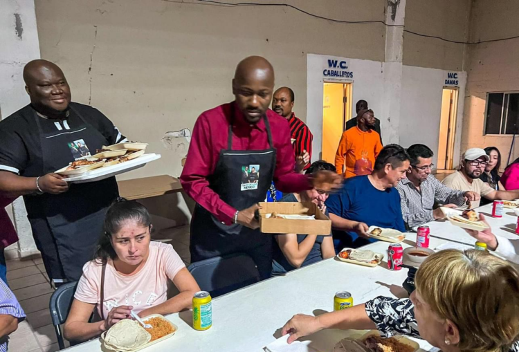 Apostle Suleman Feeds Migrants At Mexico-US Border