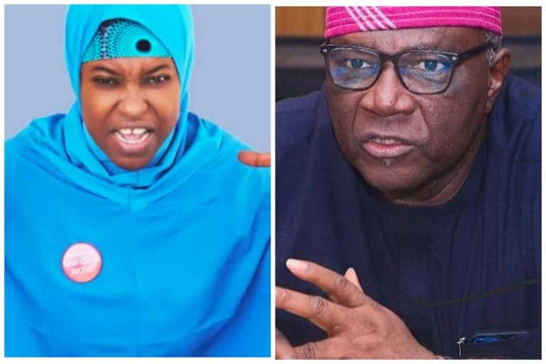 Onanuga, Aisha Yesufu Trade Words Over Sack Of Kano Governor, Yusuf