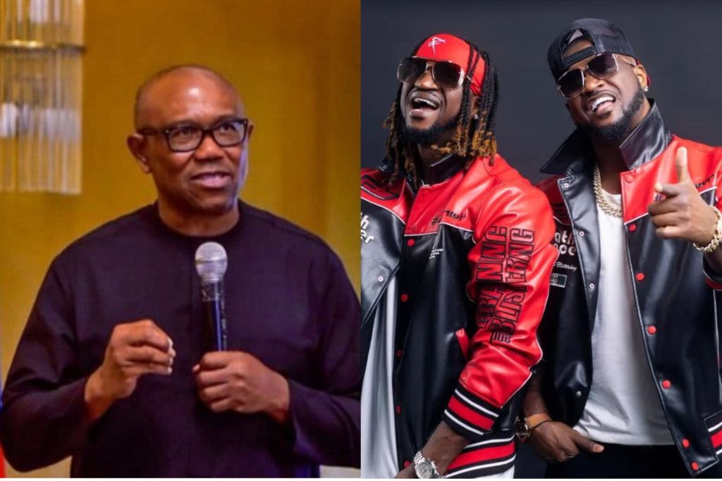 Peter Obi Celebrates Veteran Nigerian Music Duo, Psquare On Their 42nd Birthday