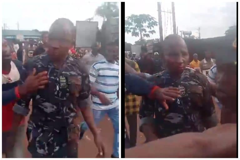 Nigeria Police Reacts To Humiliation Of Officer Purportedly Involved In Ballot Snatching In Imo