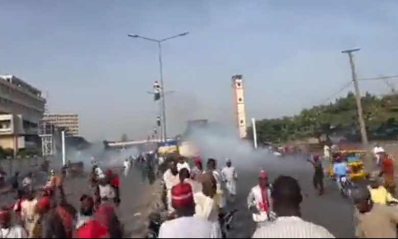 BREAKING: Massive Protests Rocks Kano Following Governor Yusuf’s Controversial Sacking [VIDEO]
