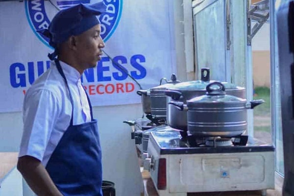 BREAKING: Nigerian Chef Tope Maggie ‘Breaks’ Irish Chef’s Cooking Record [Video]