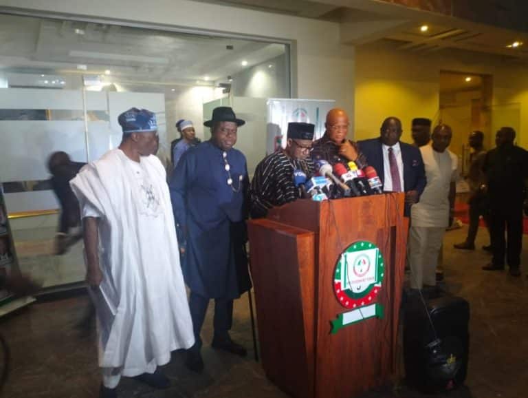 Bala Mohammed, Diri, Mutfwang, Others Storm Abuja For PDP Governors Meeting