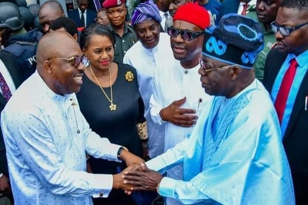 BREAKING: Tinubu Meets With Odili, Fubara Over Rivers Crisis