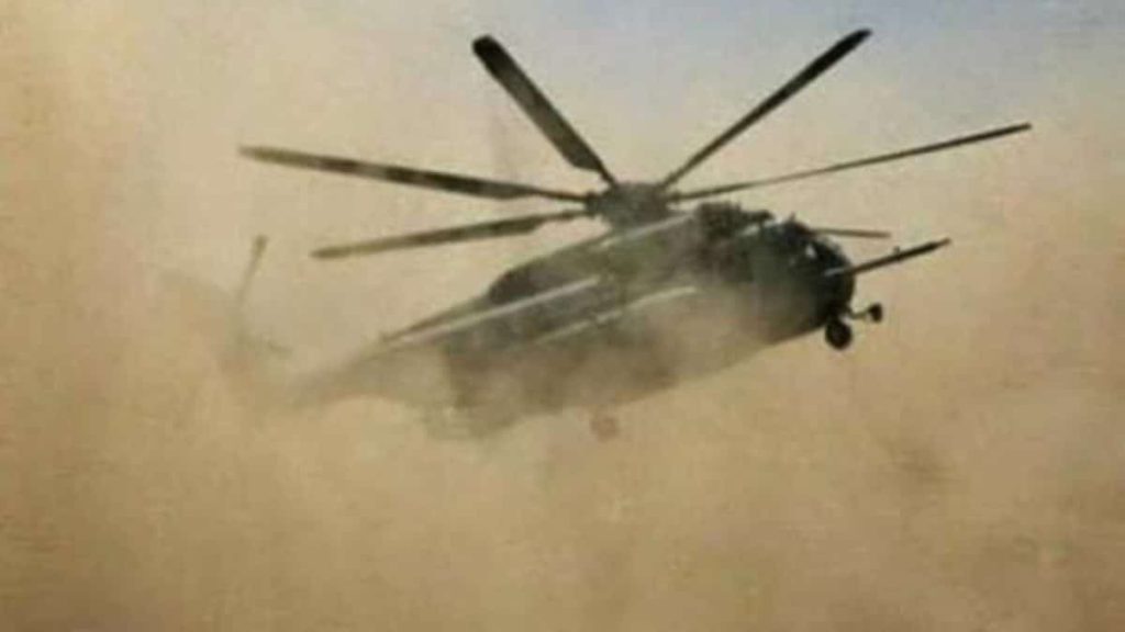 BREAKING: Nigerian Air Force MI-35P helicopter crashes in Port Harcourt