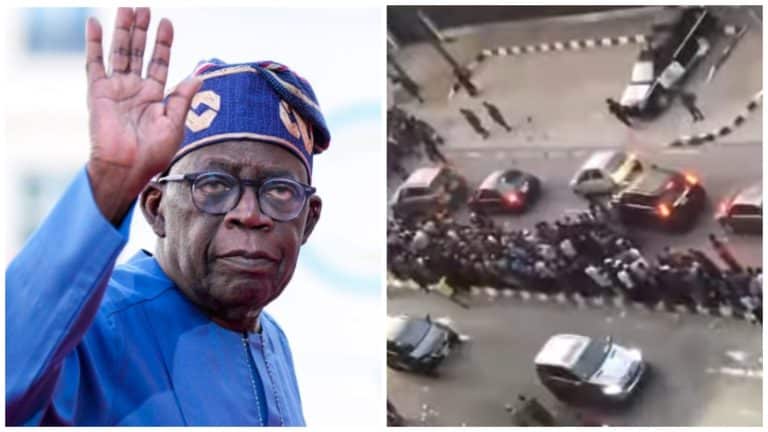 They Prefer To Beg For Food Than To Vote For The Right Leader - Reactions As Residents Storm Tinubu’s Lagos Mansion For Christmas