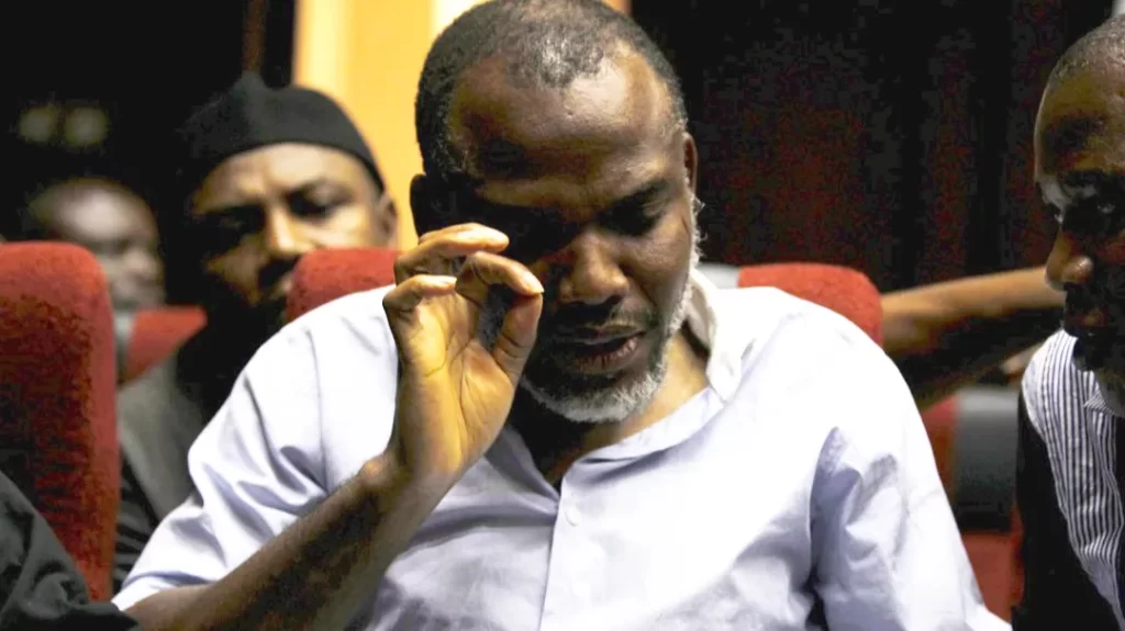 Nnamdi Kanu Suffering Internal Bleeding, His Death Capable Of Sinking Nigeria – IPOB Warns