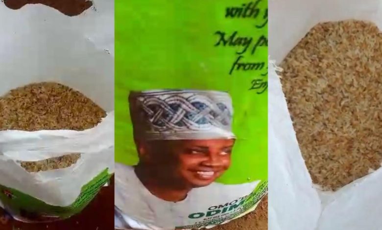 Ondo Residents Accuse House Of Reps’ Member Of Sharing Spoilt Rice During Yuletide