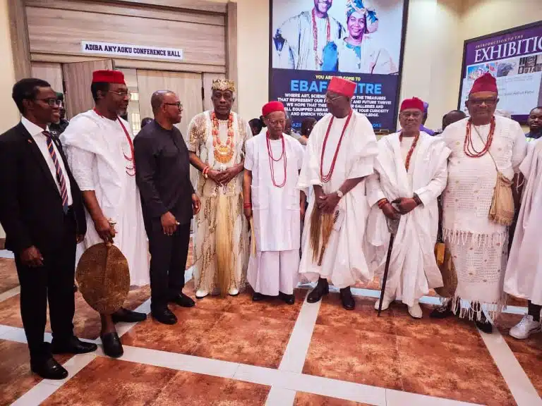 Peter Obi Attends Emeka Anyaoku’s 91st Birthday Ceremony