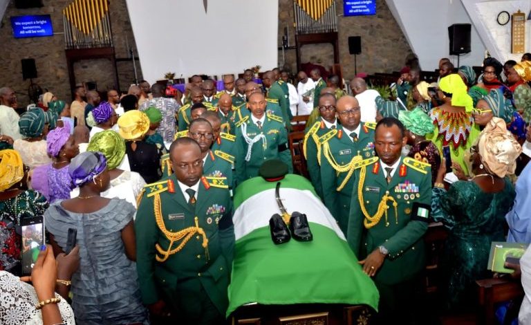 Nigeria’s First Female Major General, Aderonke Kale, Laid To Rest In Ogun State