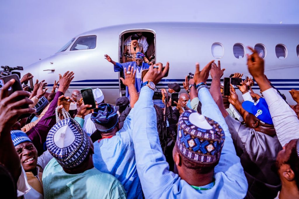 BREAKING: President Tinubu Departs Abuja For Owerri